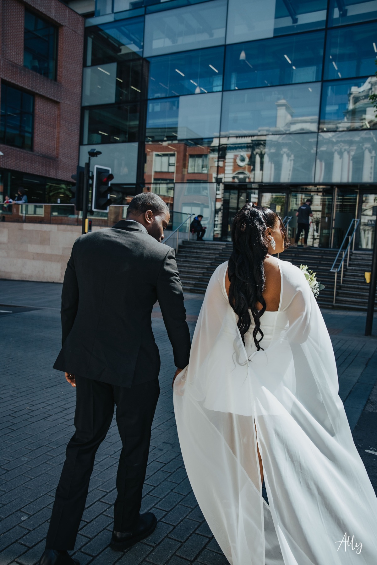 Mercy and Ifeoluwa walking together
